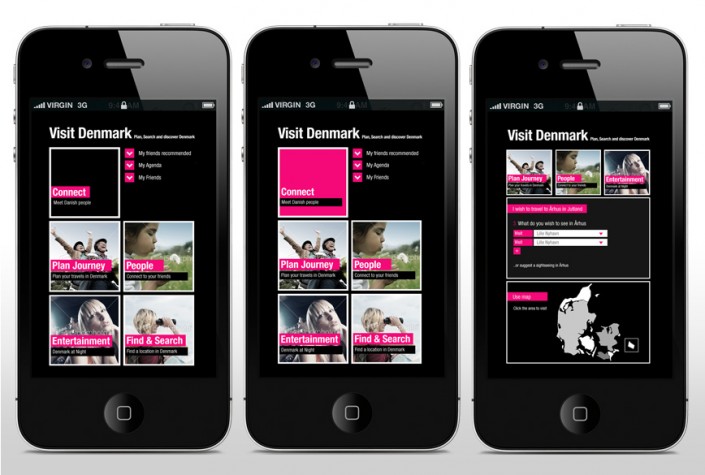 Commentor A/S app mockups